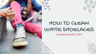 How to clean white shoelaces