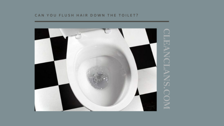 Can you flush hair down the toilet
