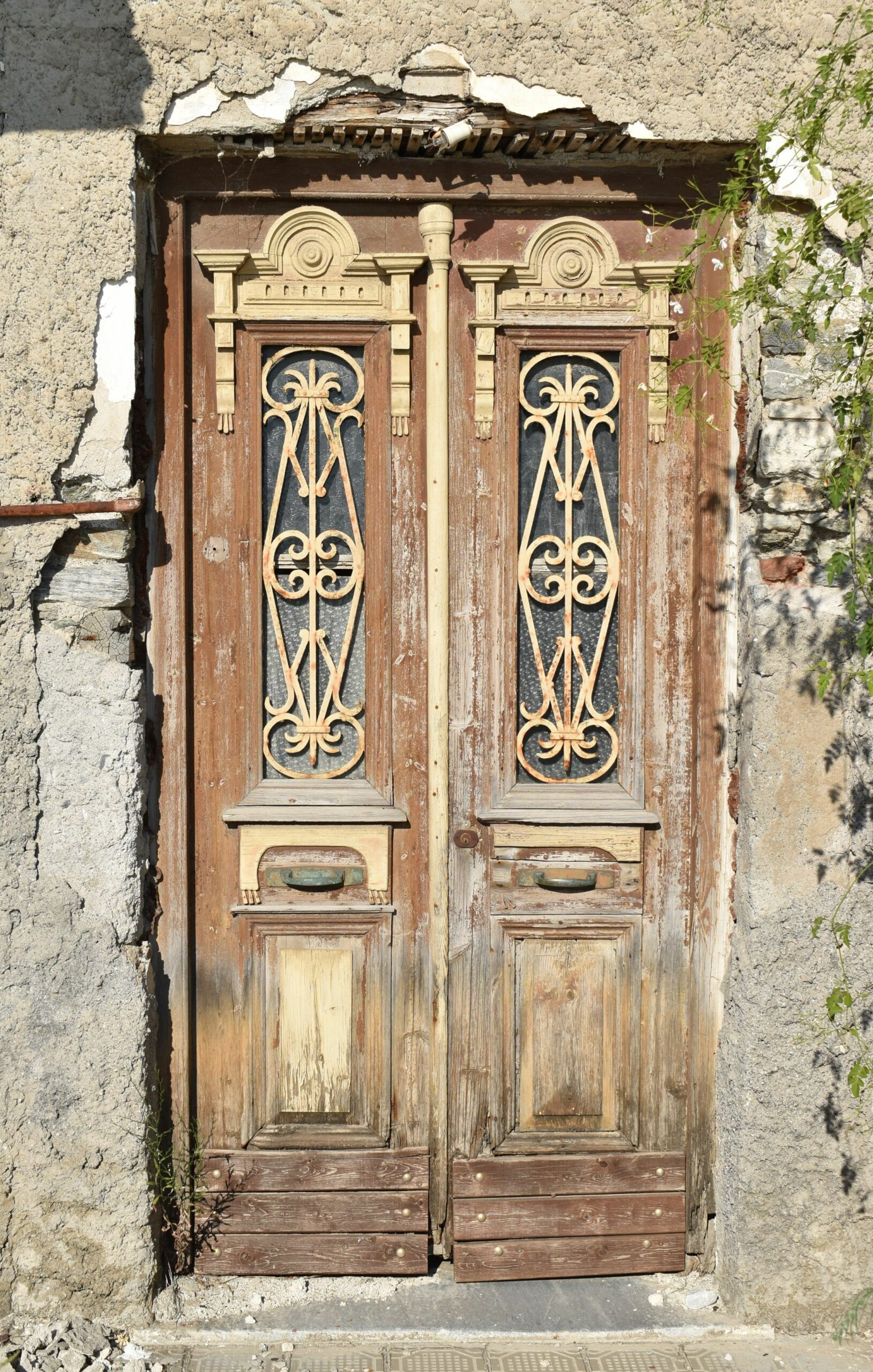 how to glaze a door