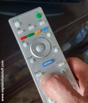 universal big button remote control