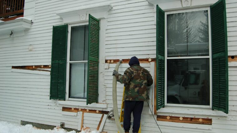 blow in insulation in existing walls