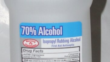 is it safe to put rubbing alcohol in ear